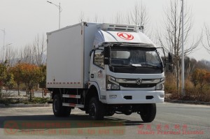 Dongfeng 4WD Refrigerated Truck –15-party Aquatic Products Transportation Truck–4WD Fresh Trucks for Export