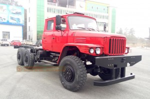 Long head Double row 6×6 off-road vehicle Chassis