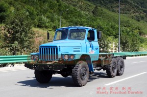 EQ240 Dongfeng Classic Truck Chassis–Dongfeng Blue Tip Buggy Chassis–6×6 Export-type Dongfeng Long Head Chassis