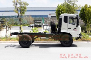 Dongfeng four-wheel-drive off-road truck chassis–4*4 off-road truck chassis for export– Dongfeng off-road truck production and modification manufacturers