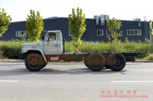 6*6 Dongfeng off-road truck chassis for export – export type six wheel drive tip off-road chassis conversion – Dongfeng Six-wheel-drive Off-road Truck Manufacturer