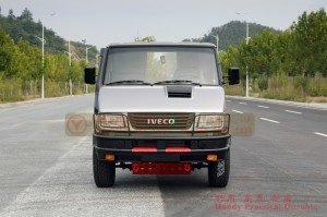 All-wheel drive lightweight extended long header caravan chassis – Iveco 4*4 off-road conversion – Multi-functional 4WD short header trucks for export
