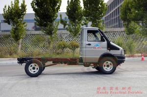 All-wheel drive lightweight extended long header caravan chassis – Iveco 4*4 off-road conversion – Multi-functional 4WD short header trucks for export