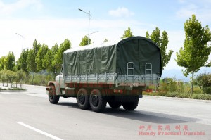 Dongfeng 6*6 Long Head Off-Road Truck – Reinforced Off-Road Transporter for Export – 6*6 Off-Road Truck with Canopy Pole Addition