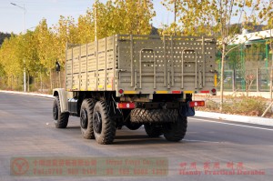 Dongfeng customized EQ2100 six-wheel drive off-road troop carrier–Dongfeng six-wheel drive 190 hp pointy truck–6*6 multi-functional pointy cargo carrier