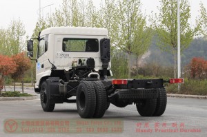 Dongfeng 210 HP Rear Dual Tire Special Off-road Chassis–Dongfeng Flathead 4*2 Chassis–Off-road Truck Export Manufacturer