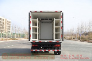 Dongfeng 4WD Refrigerated Truck –15-party Aquatic Products Transportation Truck–4WD Fresh Trucks for Export