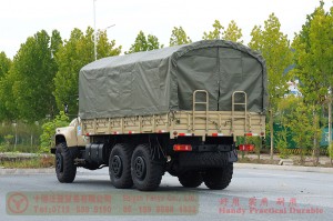 Dongfeng six-wheel drive rudder gray 190 hp off-road truck–Dongfeng long head 245 off-road transporter–Dongfeng EQ2100 all-wheel drive off-road special vehicle