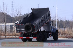 Dongfeng 190 hp 6*6 dump truck–6WD3.5 tons off-road truck–Off-road cargo truck for export