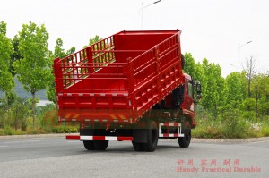 Dongfeng 4×2 Cage-Type Dump Truck–Dongfeng 210 HP Off-road Truck–Dongfeng Flathead 4*2 Dump Truck–Off-road Truck Export Manufacturer