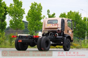 Dongfeng 4*4 flathead off-road truck Chassis–170hp diesel off-road truck Chassis–Custom Chassis Export Manufacturer