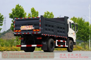 Dongfeng Flathead 4*2 Dump Truck–Dongfeng 210 HP Off-road Truck–Off-road Truck Export Manufacturer