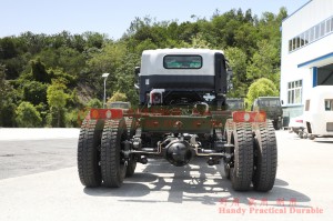 6WD Dongfeng flat bed truck floor modification_6WD “Bobcat” off-road small truck configuration_6*6 special vehicle chassis manufacturers