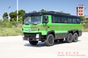 Dongfeng 6X6 bus–210hp bus–25-seater medium bus–Dongfeng 8m bus