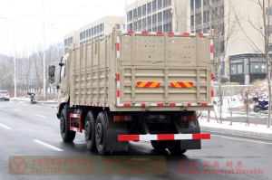 东风 6*6 平头自卸车 – 210 马力托盘升高卡车 – 东风越野卡车出口制造商