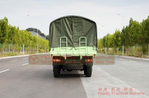 Dongfeng Six-wheel-drive Long Head Off-road Truck–EQ2100 Enhanced Off-road Transportation Truck for Export–Six-wheel-drive Off-road Truck with Canopy Attachment