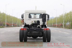 Dongfeng 210 HP Rear Dual Tire Special Off-road Chassis–Dongfeng Flathead 4*2 Chassis–Off-road Truck Export Manufacturer