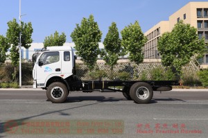 Dongfeng 4*2 special truck chassis–170 HP off-road truck chassis–Dongfeng sewage truck conversion special chassis