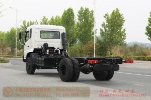 Dongfeng 4WD truck chassis – Cummins 210hp convertible chassis – 4WD off-road truck chassis for export