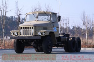 Dongfeng long head double-glass diesel truck chassis –EQ240 four-ton civilian off-road truck chassis–EQ2082 pointed Y25 off-road troop-carrying vehicle chassis