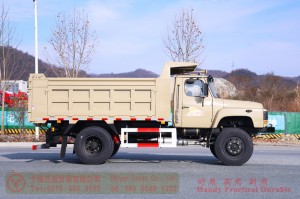 Dongfeng 4*4 Pointed Cargo Truck–Dongfeng 170 HP Off-road Dump Truck –Dongfeng Cargo Truck Export Manufacturer