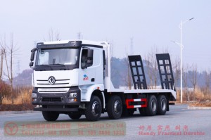 Dongfeng 500hp flatbed truck–Dongfeng 8*4 flatbed truck–Dongfeng 10-meter flatbed truck