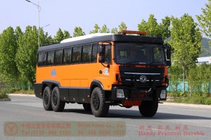 Dongfeng bus with bumper bar–Dongfeng 6*6 bus–210 hp city commuter bus–Dongfeng 21-seat bus