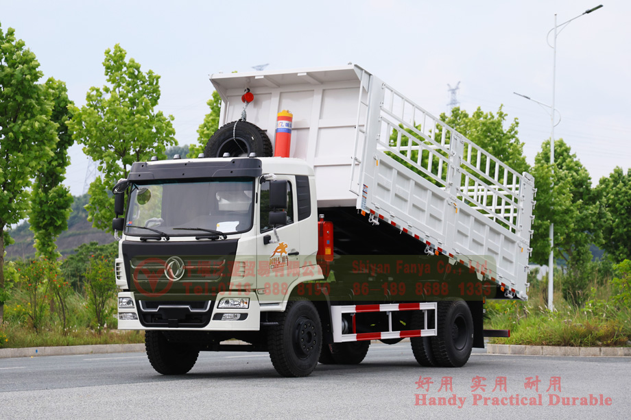 Dongfeng 4×2 Cage-Type Dump Truck — Weichai 210 HP Off-Road Transport Truck — Dump Truck Manufacturer and Exporter