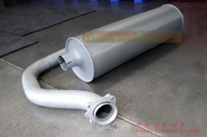 Dongfeng Six Drive EQ2100 Off-road Truck Muffler Assembly