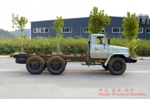 6*6 Dongfeng off-road truck chassis for export – export type six wheel drive tip off-road chassis conversion – Dongfeng Six-wheel-drive Off-road Truck Manufacturer