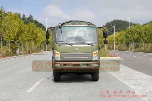 Dongfeng 6*6 flathead off-road truck–EQ2082 diesel off-road truck–Dongfeng 240 civilian off-road transporter exported