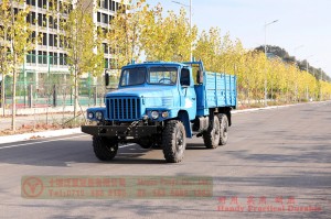 Dongfeng Classic EQ2082 6*6 ຍານພາຫະນະ Off-Road – ຍານພາຫະນະ Off-Road ສອງແກ້ວແຫຼມ – ຍານພາຫະນະທາງທະຫານ 170/190 HP Grille Face