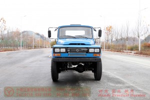 Dongfeng 4WD off-road special chassis–4*4 Dongfeng 170 HP off-road chassis modification–Dongfeng off-road truck chassis export manufacturers