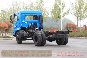 210 HP Rear Dual Tire Special Purpose Chassis–Dongfeng Flathead 4*2 Chassis–Off-road Truck Export Manufacturer