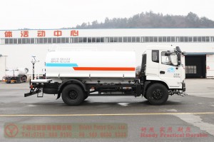 Dongfeng 4*2 sprinkler truck – 12 square volume green sprinkler truck – 210 hp water tanker truck production and export manufacturers