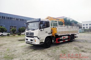 ລົດບັນທຸກ 4×2 Dongfeng ມີລົດເຄນ