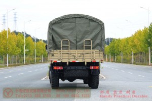 Dongfeng six-wheel drive rudder gray 190 hp off-road truck–Dongfeng long head 245 off-road transporter–Dongfeng EQ2100 all-wheel drive off-road special vehicle
