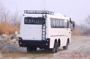 Dongfeng bus with bumper bar–Dongfeng 6*6 bus–190 hp city commuter bus–Dongfeng 30-seat bus