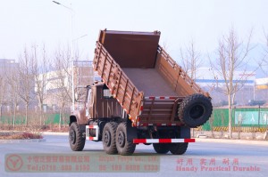 190 hp 6*6 dump truck–6WD3.5 tons off-road truck–Off-road cargo truck for export