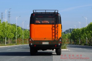 Dongfeng bus with bumper bar–Dongfeng 6*6 bus–210 hp city commuter bus–Dongfeng 21-seat bus
