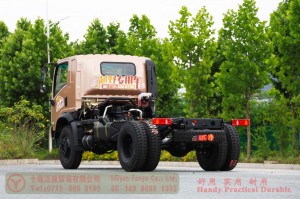 Dongfeng 4*4 flathead off-road truck Chassis–170hp diesel off-road truck Chassis–Custom Chassis Export Manufacturer