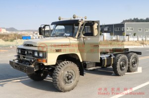 Dongfeng EQ2082 ခြောက်ဘီးလမ်းကြမ်း Chassis အလင်းတန်တွင်