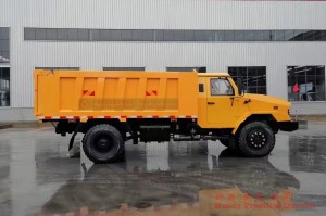 Mining area off-road dump truck