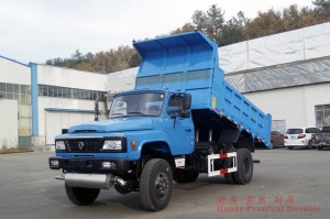 Four wheel drive long head EQ1093 dump truck