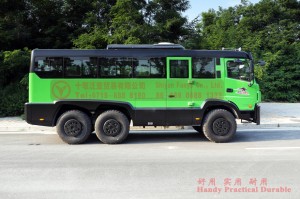 Dongfeng EQ2102 chassis modified off-road bus–Dongfeng 6×6 all-drive off-road bus