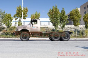 Dongfeng အရှည်နှစ်ထပ်မှန်နှစ်ထပ်ဒီဇယ်ထရပ်ကားကိုယ်ထည်-EQ240 လေးတန်အရပ်သားလမ်းကြမ်းထရပ်ကားကိုယ်ထည်-EQ2082 ညွှန်ပြထားသော Y25 လမ်းကြမ်းတပ်သားများတင်ဆောင်သည့်ယာဉ်ကိုယ်ထည်