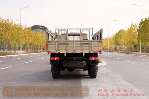 东风六驱舵灰210马力越野卡车-东风长头245越野运输车-东风EQ2100全轮驱动越野专用车