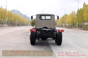 Dongfeng double-glass EQ2100 six-wheel-drive off-road chassis – 6×6 pointed EQ245 troop-carrying truck chassis for export – long head 190 hp military vehicle special conversion