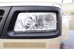 Flathead one and a half row 240 hp Dump Truck–Dongfeng 4*4 rear single tire off-road Truck–Twin-axle off-road truck conversion manufacturers