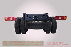 Dongfeng 8*4 Type Three Chassis–420 hp Cargo Truck Chassis Conversion Manufacturer–Export Special Purpose Vehicle Chassis